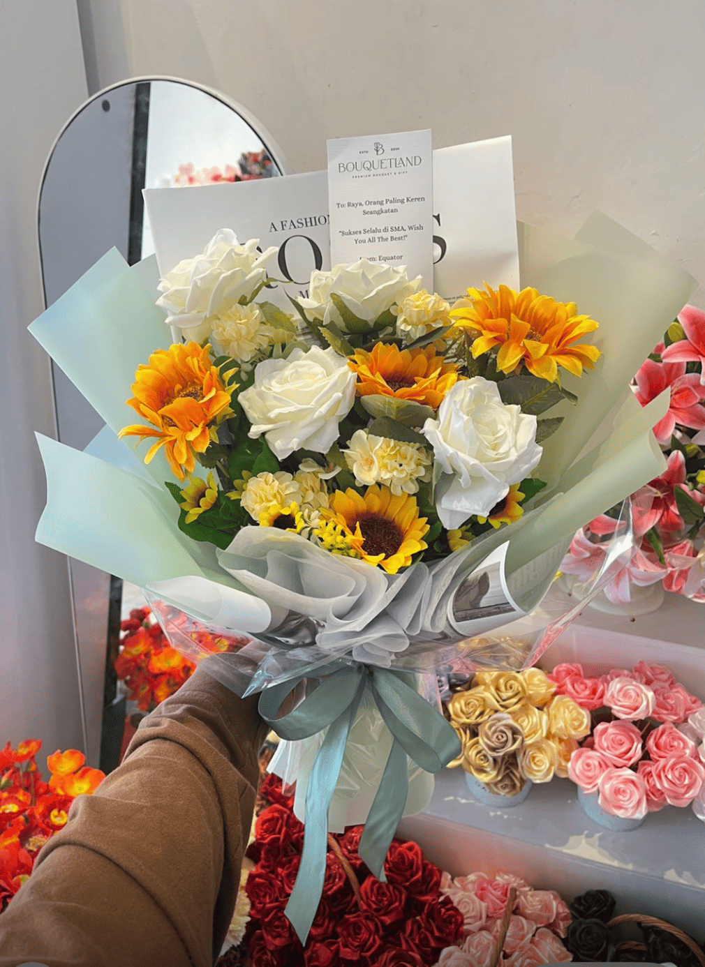 Rose Sunflower Artificial